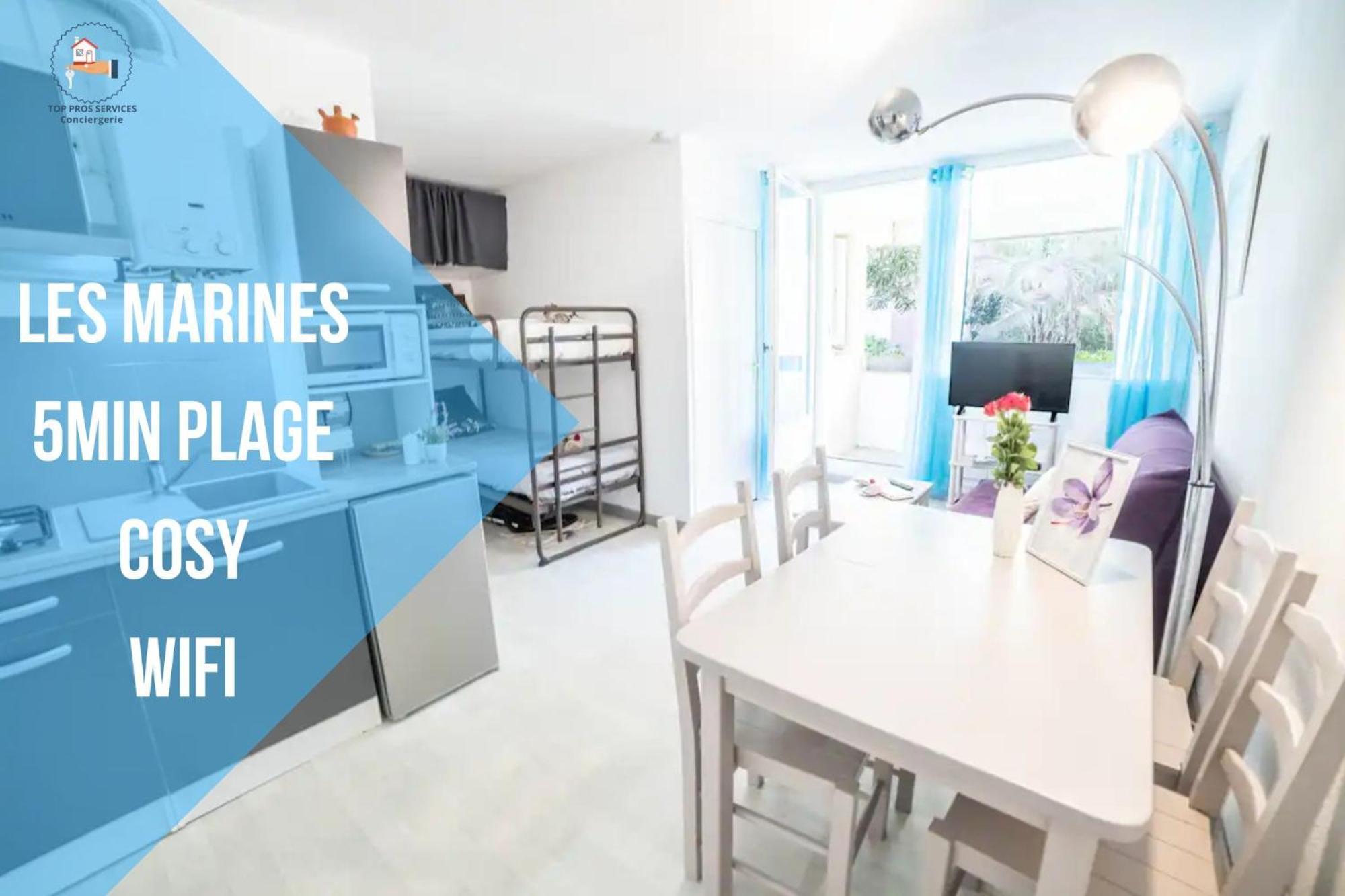 Les Marines Port 2 Min Plage Camargue- Top Pros Services Conciergerie La Grande Motte Mauguio Zewnętrze zdjęcie